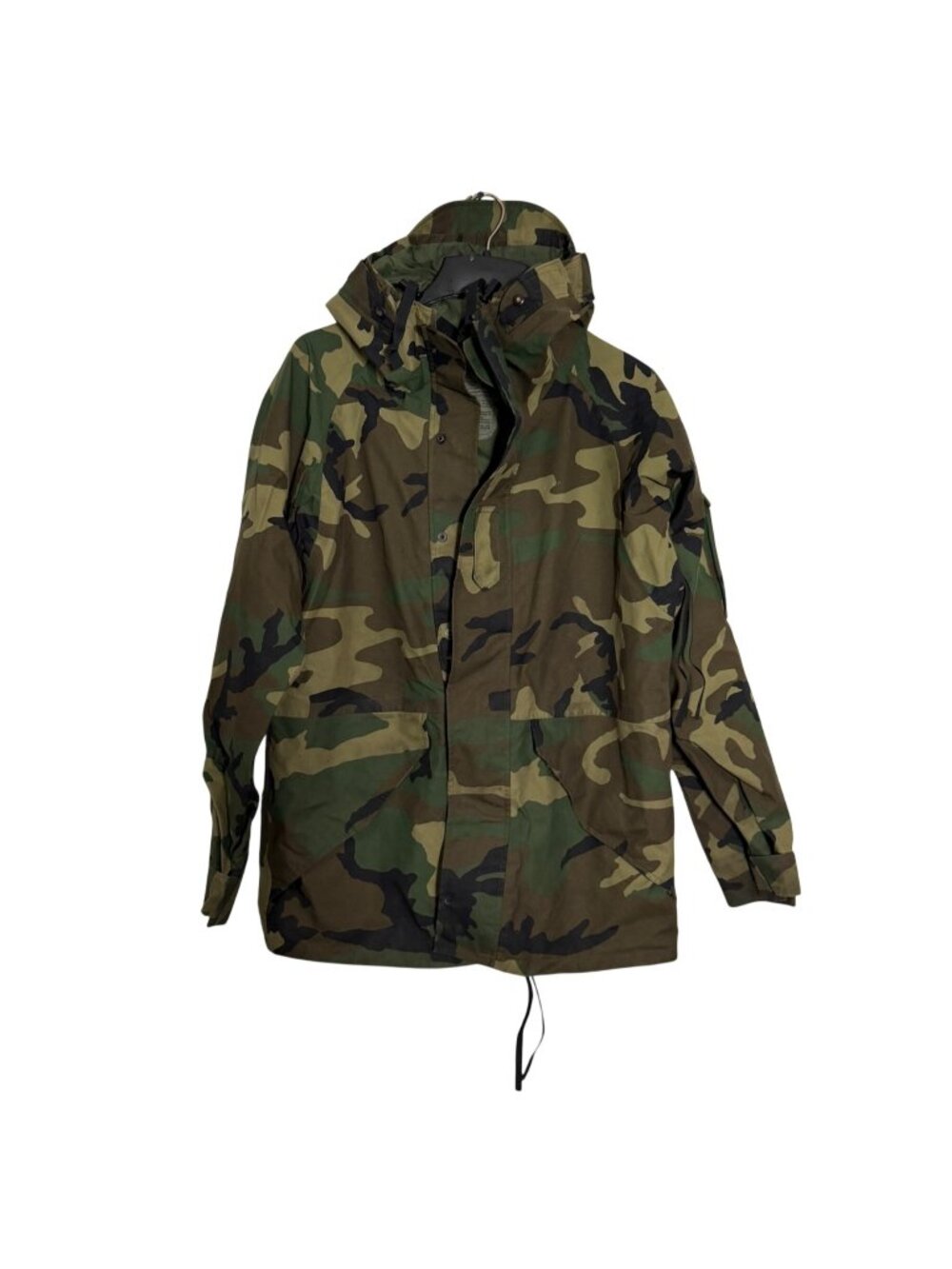 USGI Parka Cold Weather Woodland Camouflage SM Regular Military Nylon